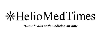 HELIOMEDTIMES BETTER HEALTH WITH MEDICINE ON TIME logo