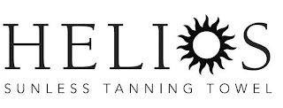 HELIOS SUNLESS TANNING TOWEL logo