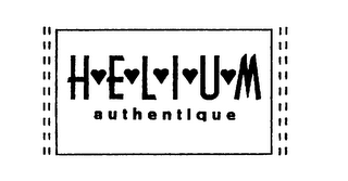 HELIUM AUTHENTIQUE logo