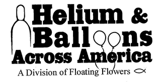 HELIUM & BALLOONS ACROSS AMERICA A DIVISION OF FLOATING FLOWERS logo