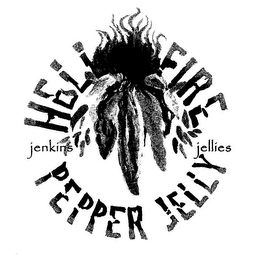 HELL FIRE PEPPER JELLY JENKINS JELLIES logo