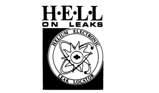 H.E.L.L ON LEAKS HELIUM ELECTRONIC LEAK LOCATOR logo
