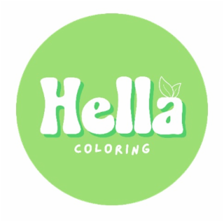 HELLA COLORING logo