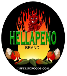 HELLAPENO BRAND INFERNOFOODS.COM logo