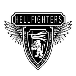 HELLFIGHTERS BEARING THE STANDARD FOR OUR LORD JESUS CHRIST logo