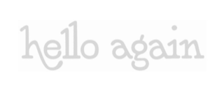 HELLO AGAIN logo