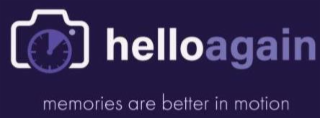 HELLO AGAIN MEMORIES ARE BETTER IN MOTION logo