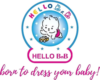 HELLO BNB BORN TO DRESS YOUR BABY! logo