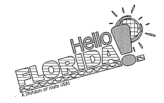 HELLO FLORIDA! A DIVISION OF HELLO USA! logo