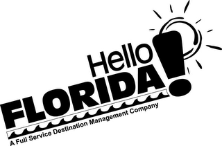 HELLO FLORIDA! A FULL SERVICE DESTINATION MANAGEMENT COMPANY logo
