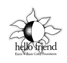 HELLO FRIEND ENNIS WILLIAM COSBY FOUNDATION logo
