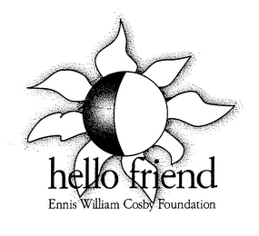 HELLO FRIEND ENNIS WILLIAM COSBY FOUNDATION logo
