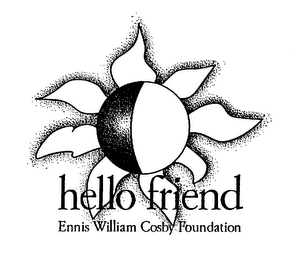 HELLO FRIEND ENNIS WILLIAM COSBY FOUNDATION logo