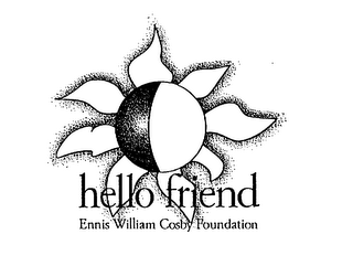 HELLO FRIEND ENNIS WILLIAM COSBY FOUNDATION logo