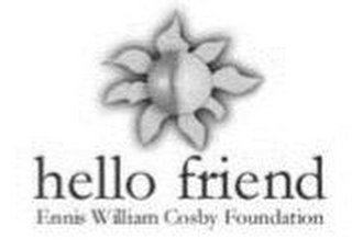 HELLO FRIEND ENNIS WILLIAM COSBY FOUNDATION logo