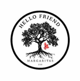 HELLO FRIEND MARGARITAS EGB logo