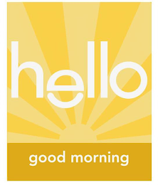 HELLO GOOD MORNING logo