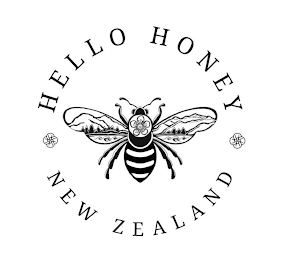 HELLO HONEY NEW ZEALAND logo