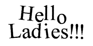 HELLO LADIES!!! logo