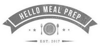 HELLO MEAL PREP EST. 2017 logo