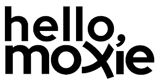 HELLO, MOXIE logo