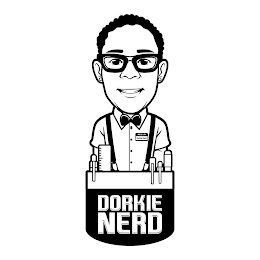 HELLO MY NAME IS DORKIE NERD DORKIE NERD logo