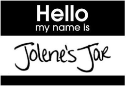 HELLO MY NAME IS JOLENE'S JAR logo
