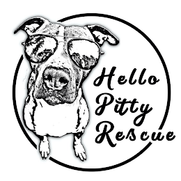 HELLO PITTY RESCUE logo