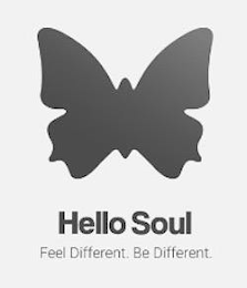 HELLO SOUL FEEL DIFFERENT. BE DIFFERENT. logo