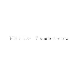 HELLO TOMORROW logo