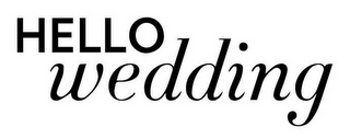 HELLO WEDDING logo