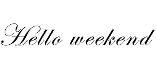 HELLO WEEKEND logo