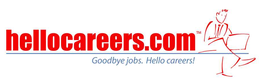 HELLOCAREERS.COM GOODBYE JOBS. HELLO CAREERS! logo