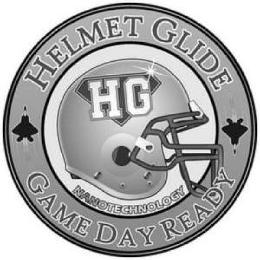 HELMET GLIDE GAME DAY READY NANOTECHNOLOGY HG logo