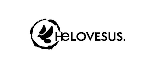 HELOVESUS. logo