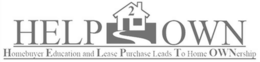 HELP 2 OWN HOMEBUYER EDUCATION AND LEASE PURCHASE LEADS TO HOME OWNERSHIP logo