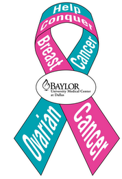 HELP CONQUER BREAST CANCER OVARIAN CANCER BAYLOR UNIVERSITY MEDICAL CENTER AT DALLAS logo