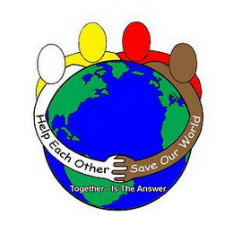 HELP EACH OTHER SAVE OUR WORLD TOGETHER - IS THE ANSWER logo