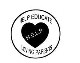H.E.L.P. HELP EDUCATE LOVING PARENTS logo