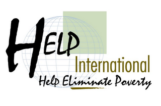 HELP INTERNATIONAL HELP ELIMINATE POVERTY logo