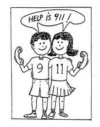 HELP IS 911! logo