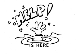 HELP! IS HERE logo