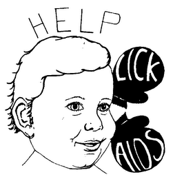 HELP LICK AIDS logo