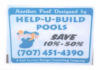 HELP-U-BUILD POOLS logo