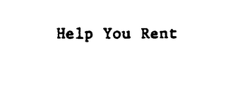 HELP YOU RENT logo
