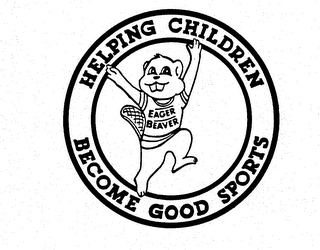 HELPING CHILDREN EAGER BEAVER BECOME GOOD SPORTS logo