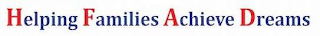 HELPING FAMILIES ACHIEVE DREAMS logo