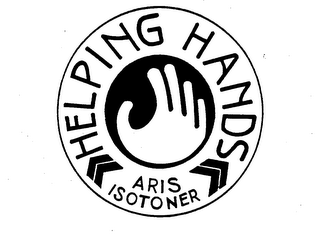 HELPING HANDS ARIS ISOTONER logo
