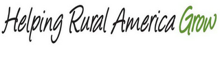 HELPING RURAL AMERICA GROW logo