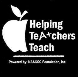 HELPING TEACHERS TEACH POWERED BY: NAACCC FOUNDATION, INC. logo